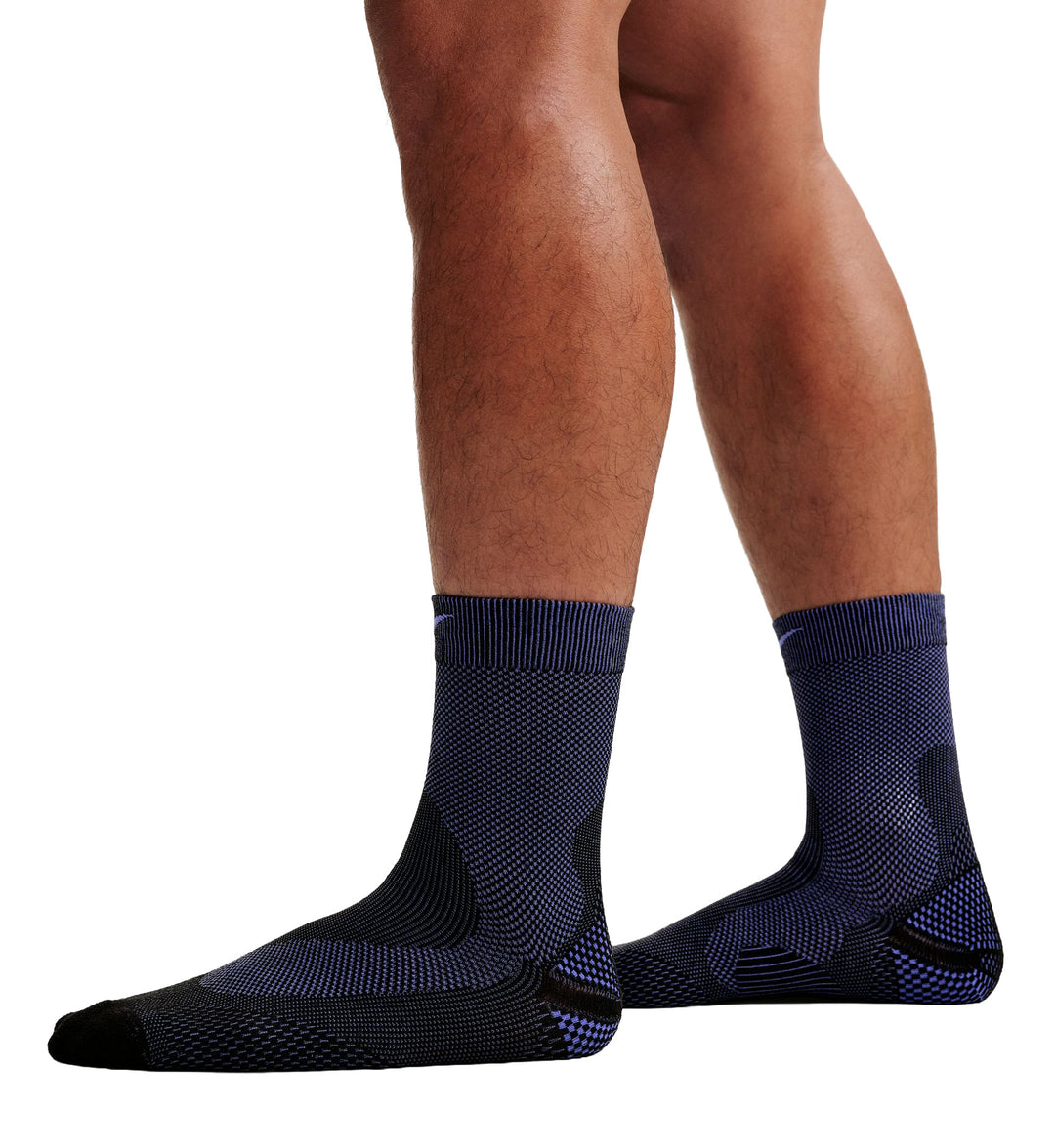 Nike Run Lightweight Micro-Crew Socks Black Sapphire IB6114-013 | Pro Feet