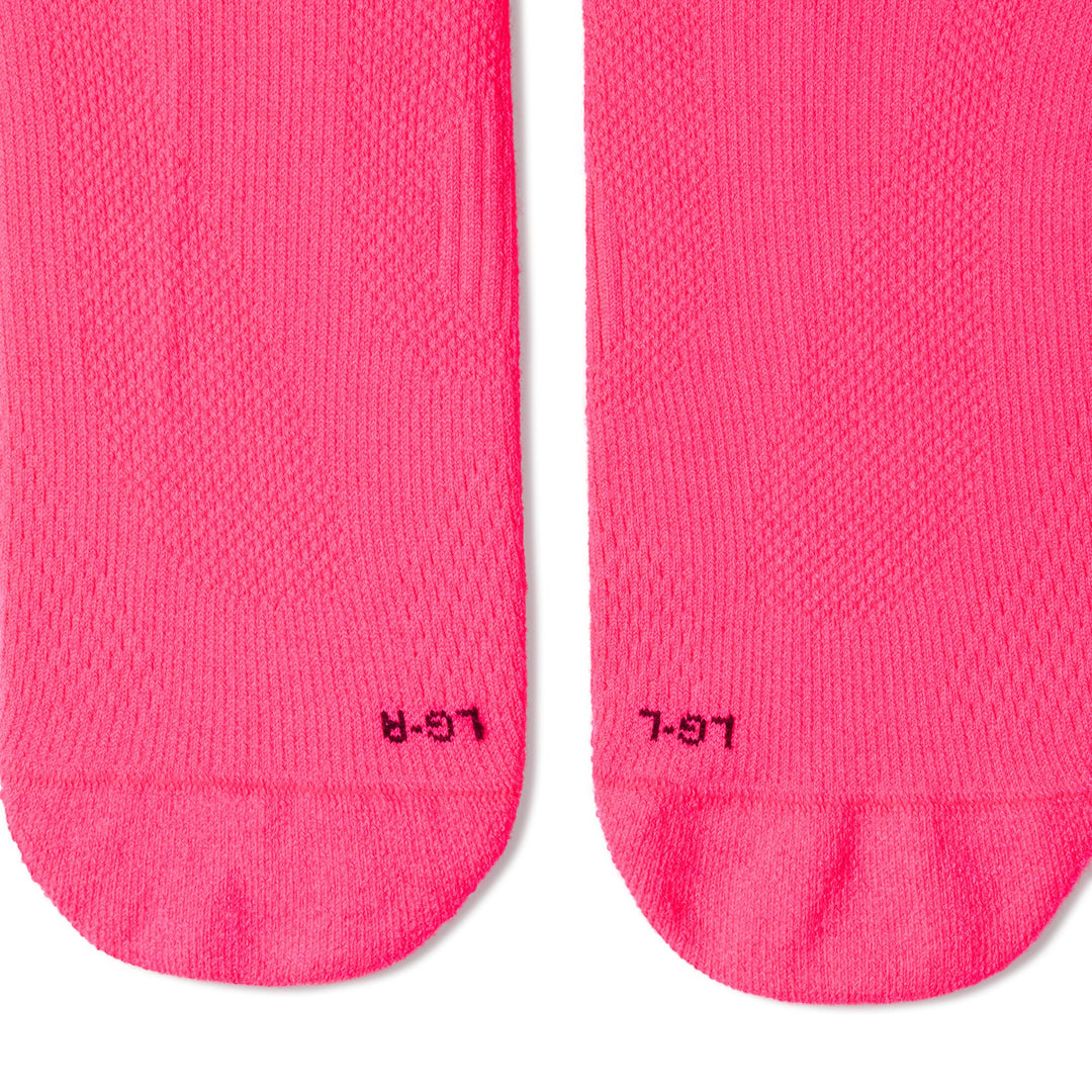 Nike Run Lightweight Micro-Crew Socks Hyper Pink Black IB6114-645 | Pro Feet