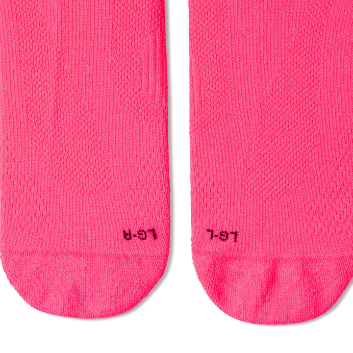 Nike Run Lightweight Micro-Crew Socks Hyper Pink Black IB6114-645 | Pro Feet