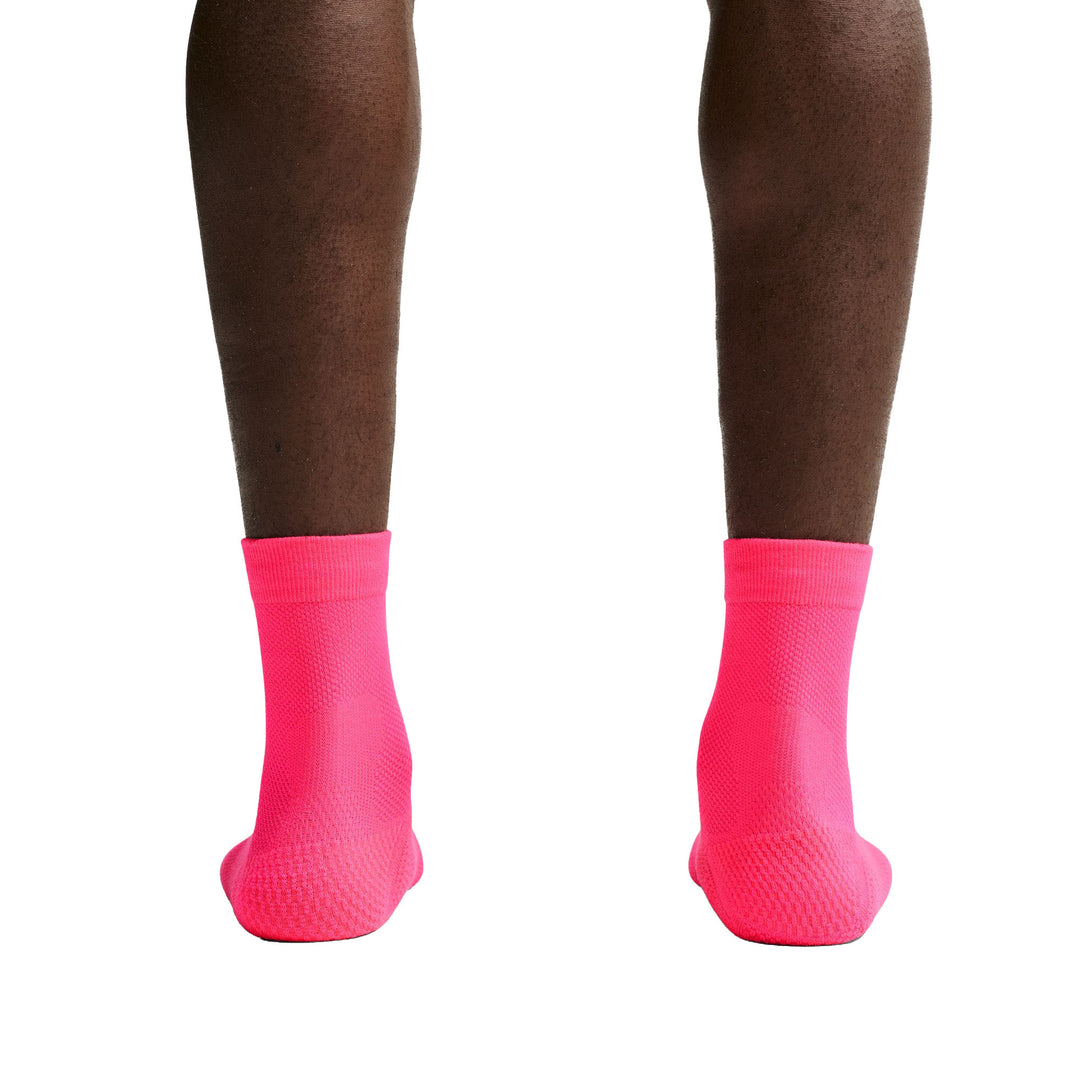 Nike Run Lightweight Micro-Crew Socks Hyper Pink Black IB6114-645 | Pro Feet