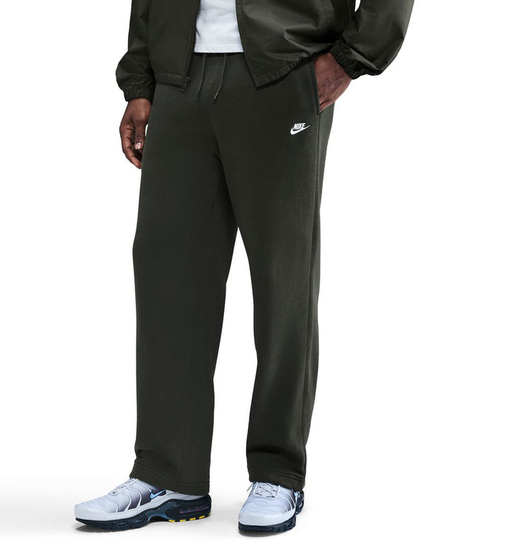 Nike Sportswear Club Men’s Fleece Bungee Pants “Sequoia/Sequoia/White” (IF0488-355)