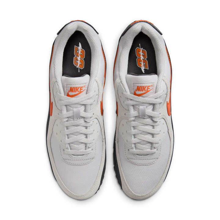 Nike Air Max 90 Vast Grey/Safety Orange-Anthracite-White IF0670-003 | Pro Feet