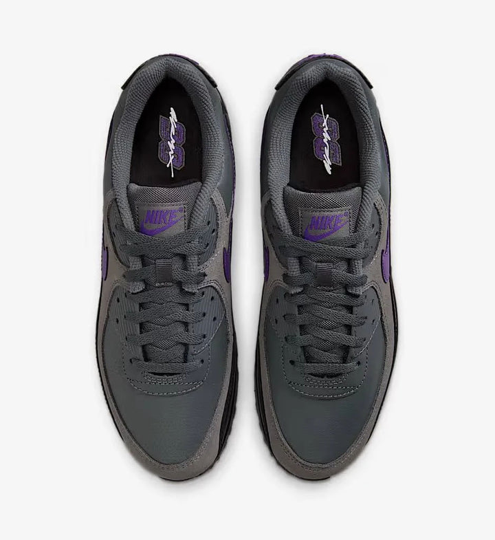 Nike Air Max 90 Iron Grey Black White Wild Grape IF0670-004 | Pro Feet