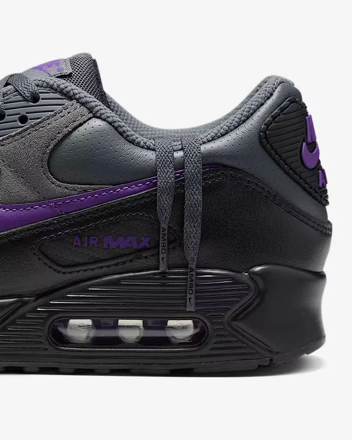 Nike Air Max 90 Iron Grey Black White Wild Grape IF0670-004 | Pro Feet