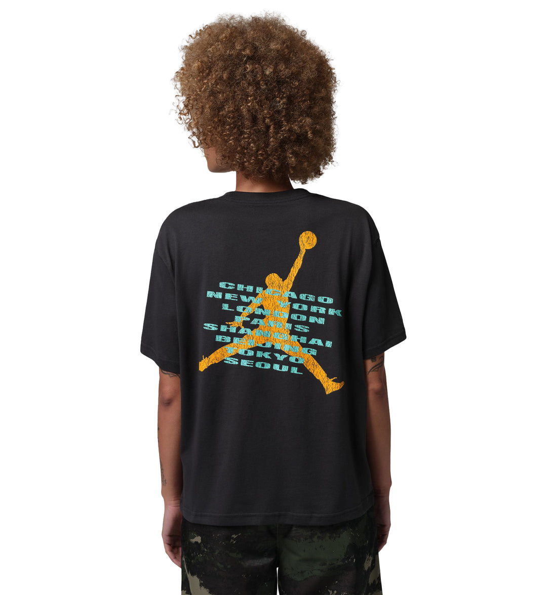 Jordan Brooklyn Women’s Girlfriend T-Shirt Off Noir IF0839-045 | Pro Feet