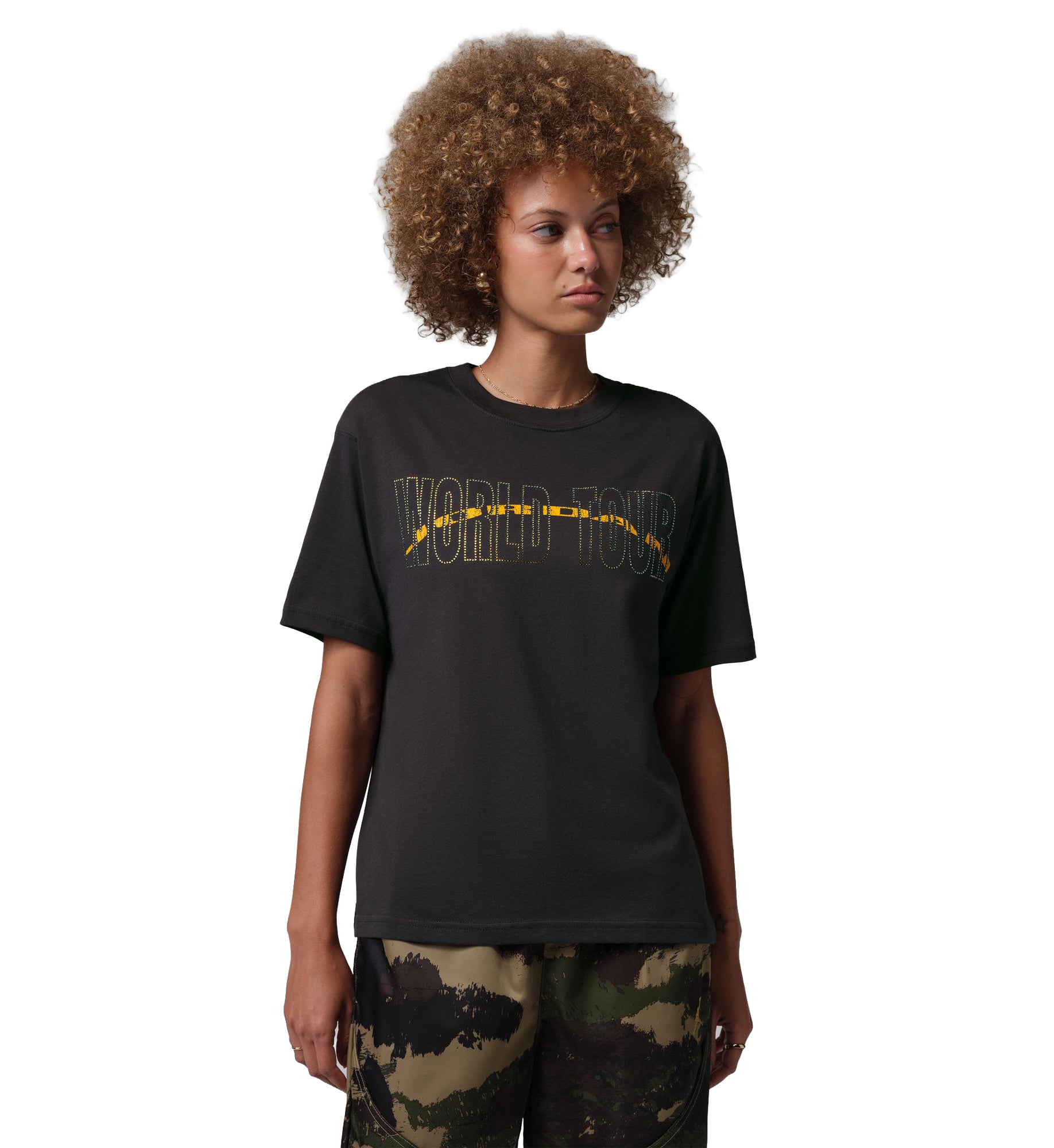 Jordan Brooklyn Women’s Girlfriend T-Shirt Off Noir IF0839-045 | Pro Feet