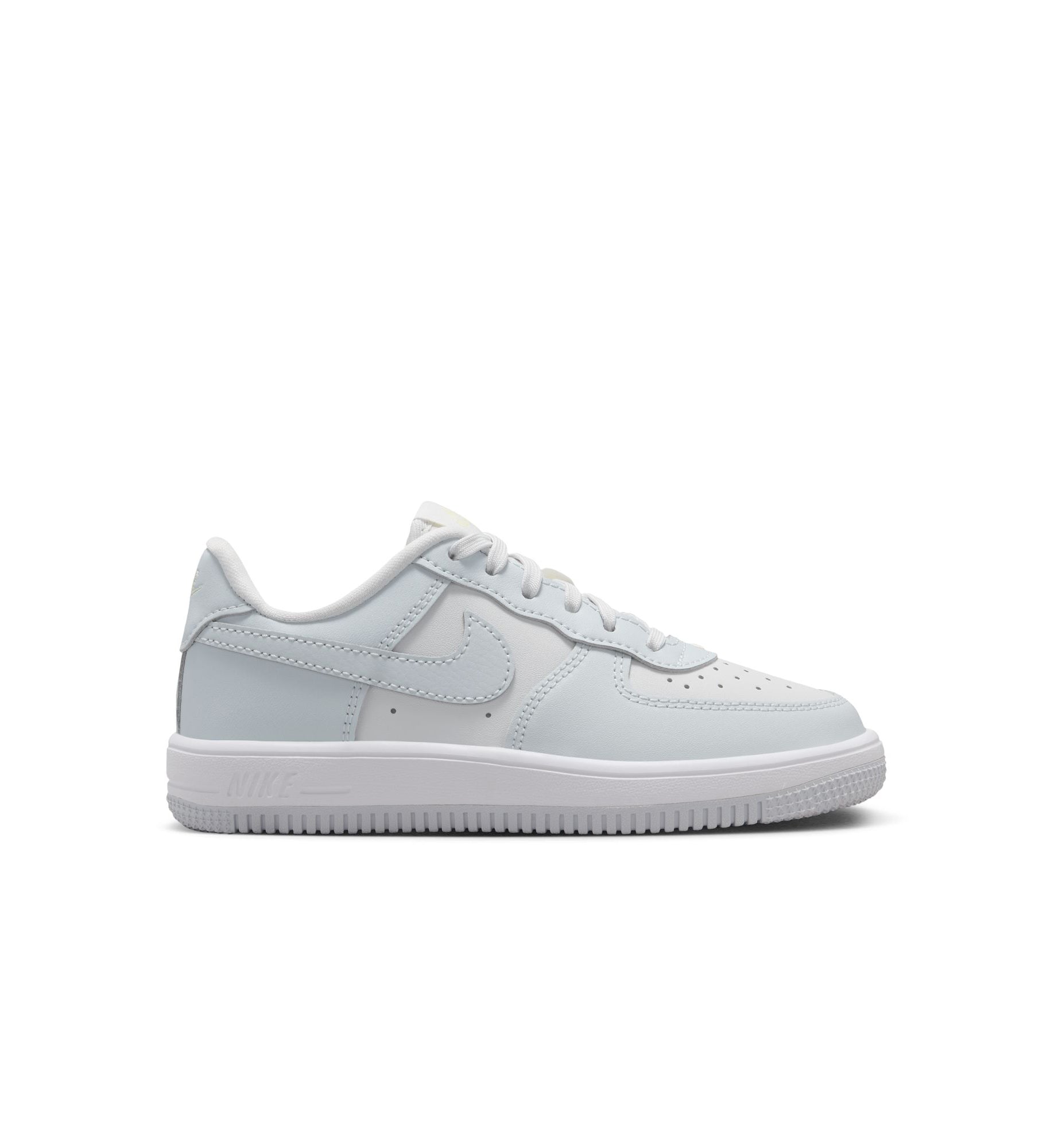 Nike Force 1 Low Little Kids’ Shoes “Platinum Tint/Aura/Alabaster/White” (IF1673-014)