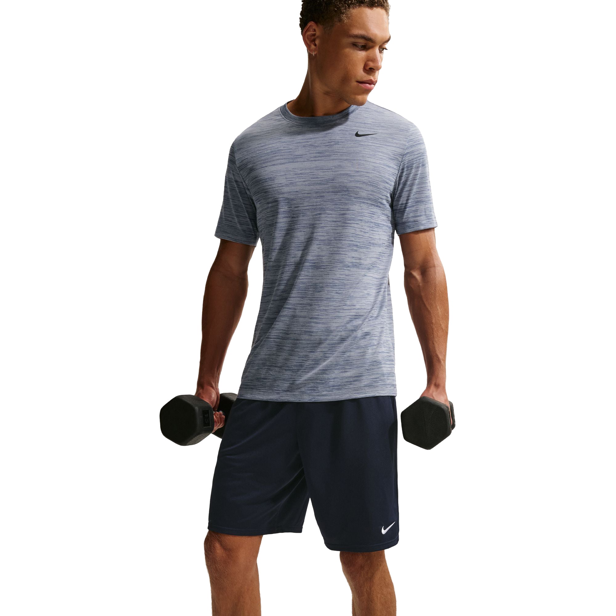 Nike 9 Inch Training Shorts Obsidian White | Pro Feet | IF2182-451