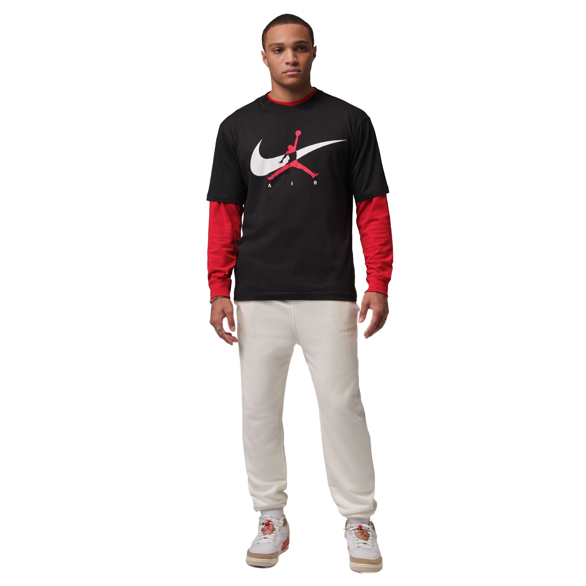 Jordan Brooklyn Men’s Jumpman T-Shirt – Black/White (IF3043-010)
