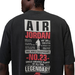 Jordan Flight T-Shirt Black University Red IF3116-010 | Pro Feet