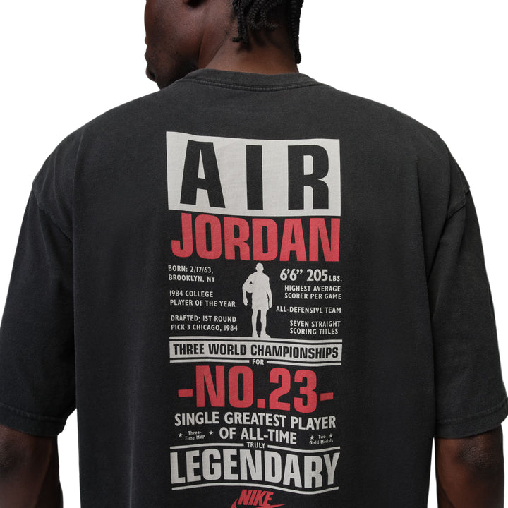 Jordan Flight T-Shirt Black University Red IF3116-010 | Pro Feet
