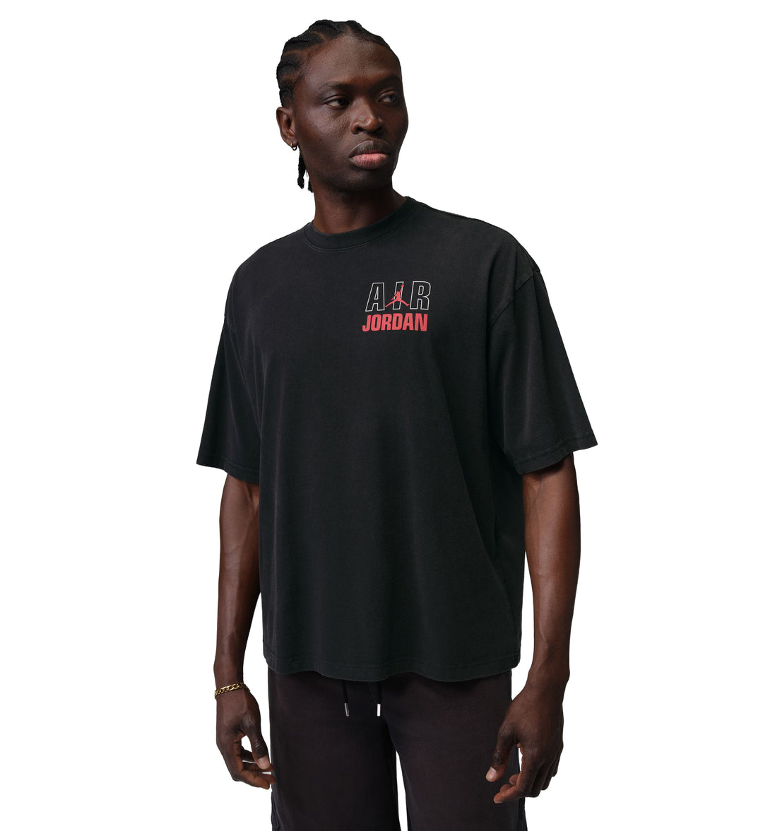 Jordan Flight T-Shirt Black University Red IF3116-010 | Pro Feet