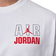 Jordan Flight T-Shirt White University Red IF3116-100 | Pro Feet