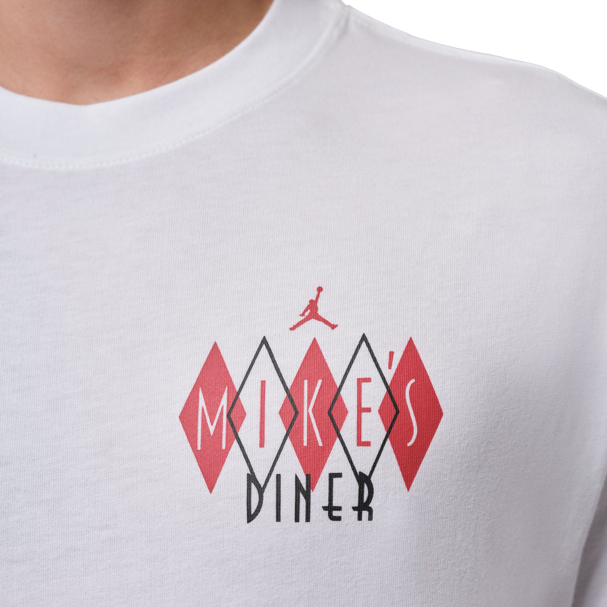 Jordan T-Shirt White Black University Red IF3161-100 | Pro Feet