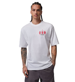 Jordan T-Shirt White Black University Red IF3161-100 | Pro Feet