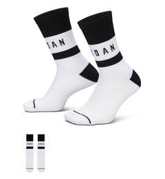 Jordan Cushioned Crew Socks “White/White/Black” (IF3509-100)