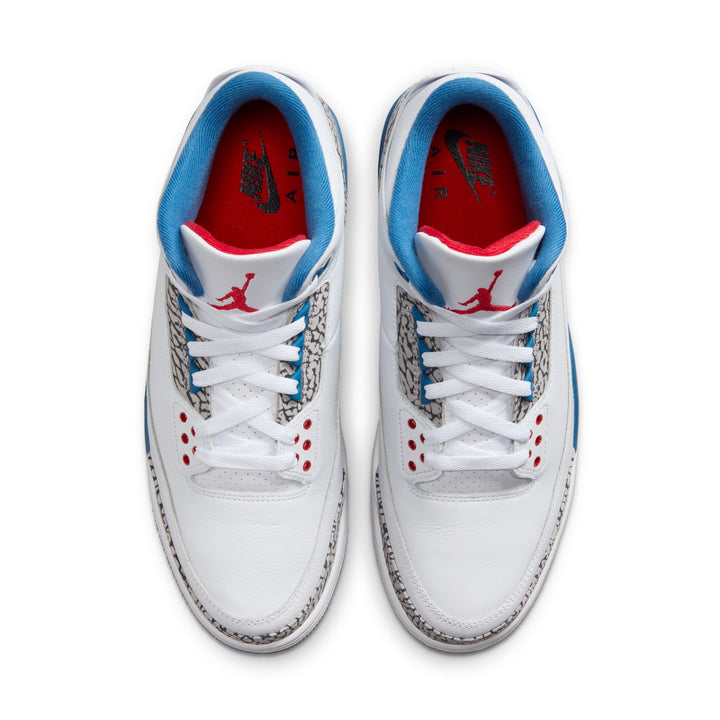 Air Jordan 3 Retro True Blue White Fire Red True Blue IF4396-104 | Pro Feet