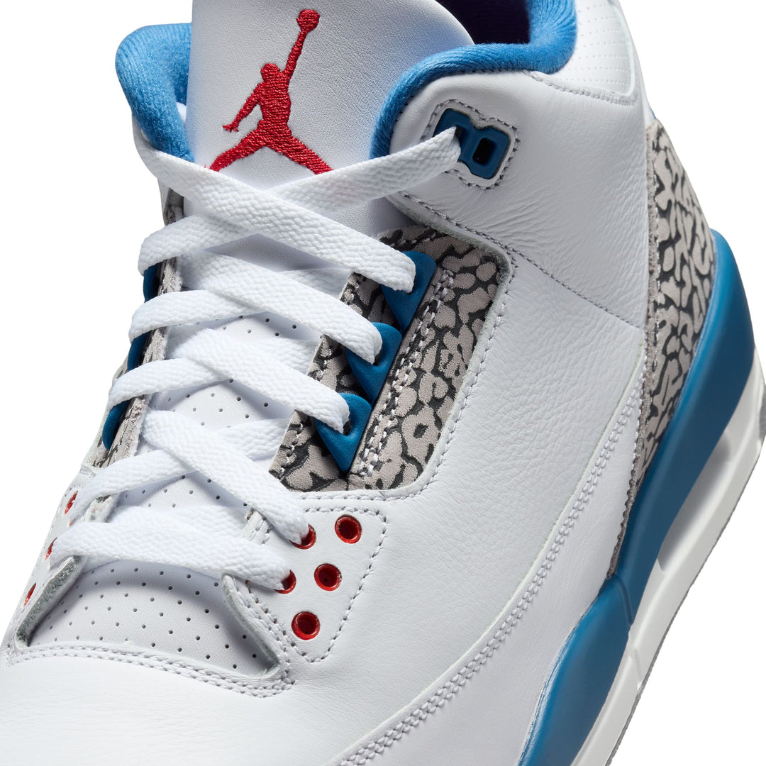 Air Jordan 3 Retro True Blue White Fire Red True Blue IF4396-104 | Pro Feet