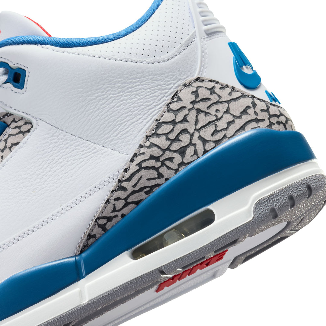 Air Jordan 3 Retro True Blue White Fire Red True Blue IF4396-104 | Pro Feet