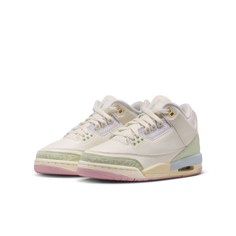 Air Jordan 3 Retro GS 'Spring is in The Air' Sail/Aura-Jade Aura-Iris Whisper (IF4758-100)