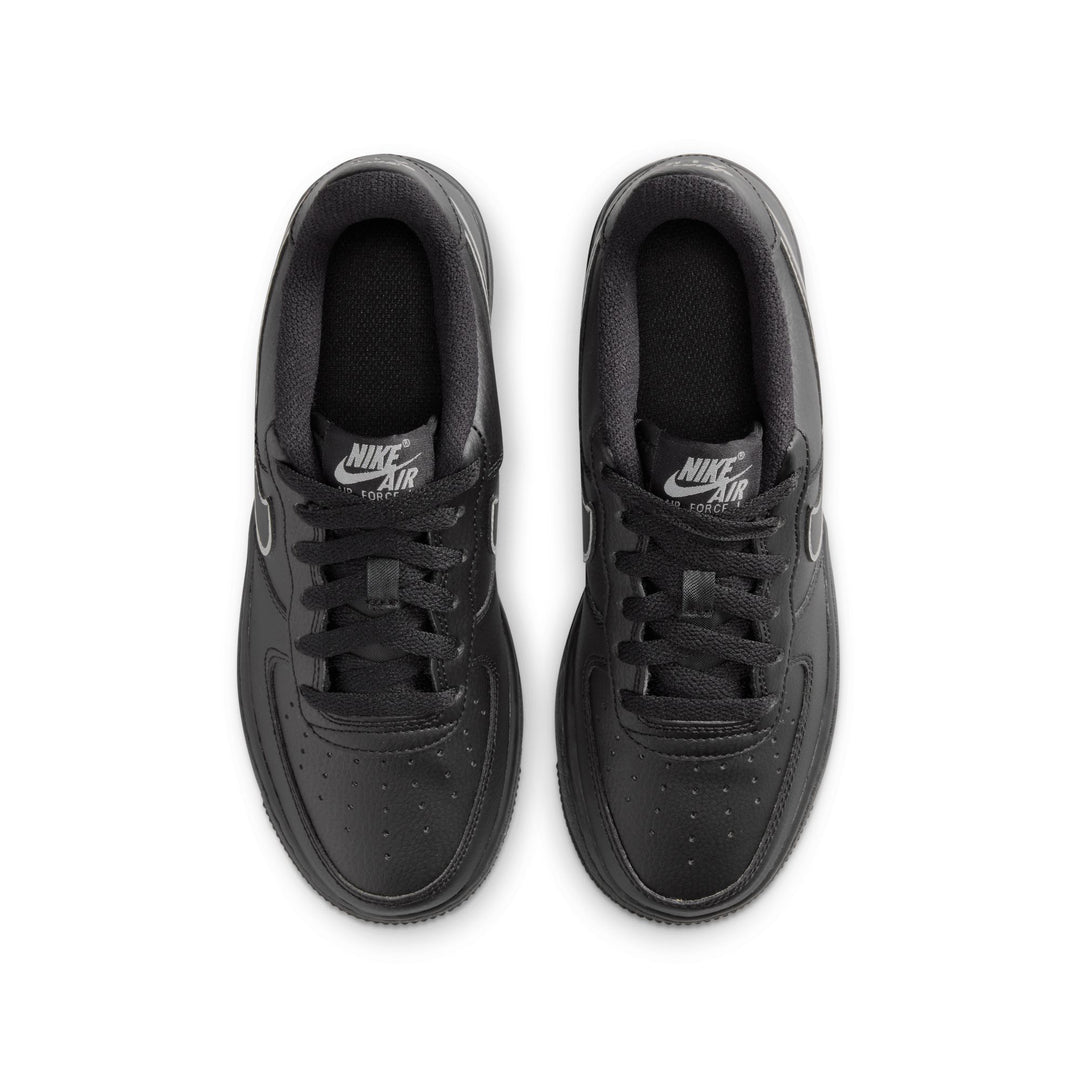 Nike Air Force 1 GS “Black/Lt Smoke Grey” (IF6158-010)
