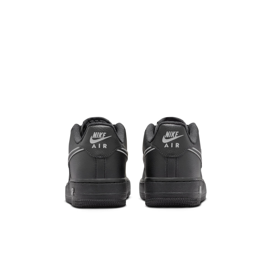 Nike Air Force 1 GS “Black/Lt Smoke Grey” (IF6158-010)