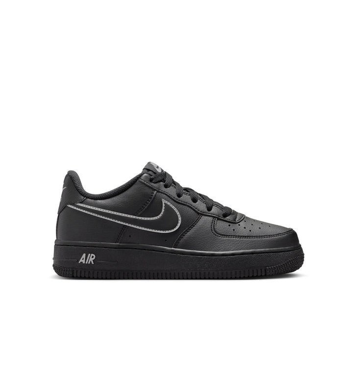 Nike Air Force 1 GS “Black/Lt Smoke Grey” (IF6158-010)