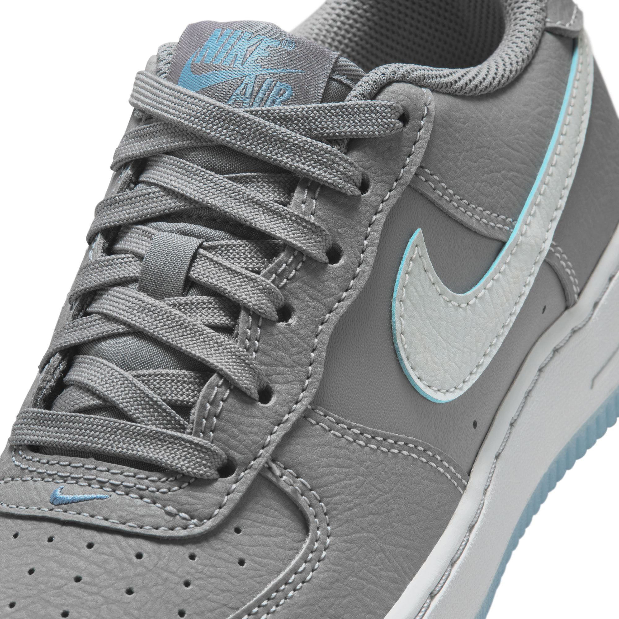 Nike Air Force 1 SE GS Pencil Point Wolf Grey Work Blue | Pro Feet | IH4490-001