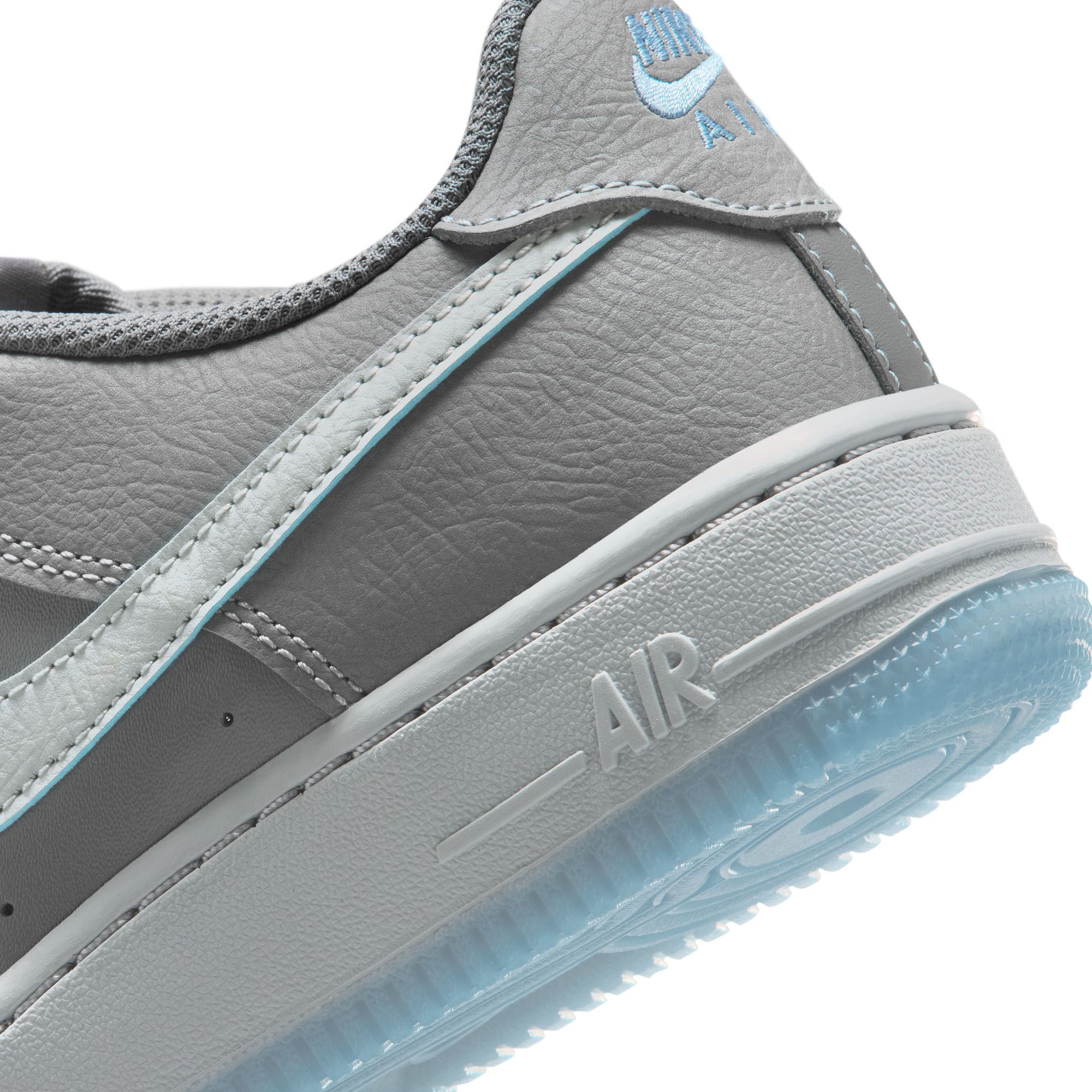 Nike Air Force 1 SE GS Pencil Point Wolf Grey Work Blue | Pro Feet | IH4490-001