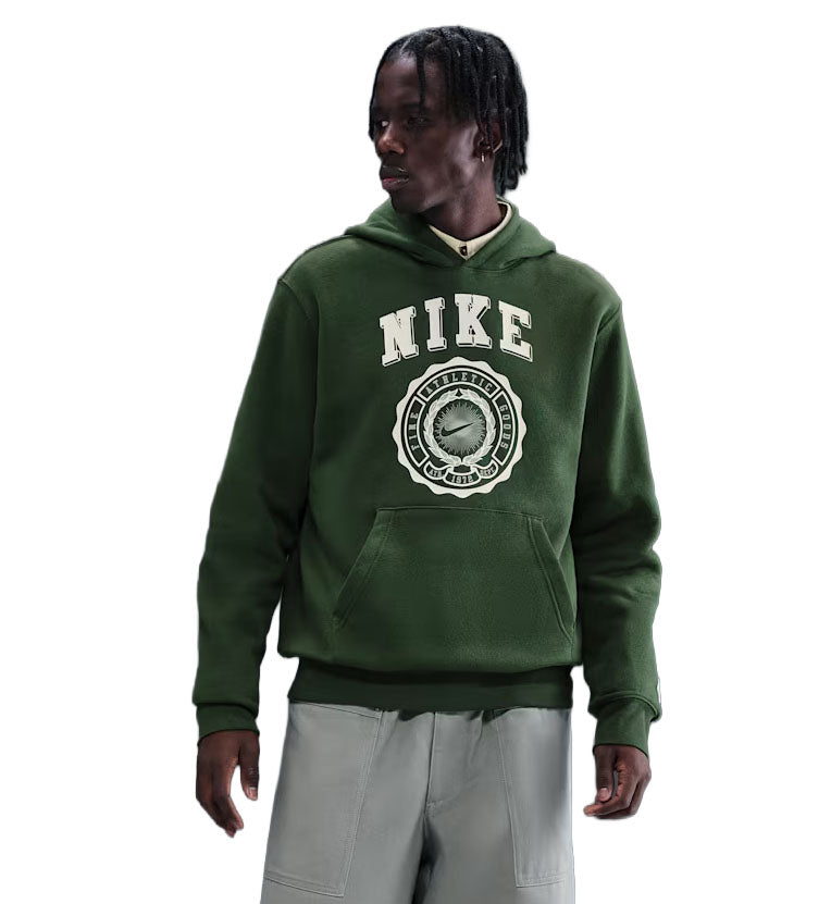 Nike Club Pull-Over Fleece Hoodie “Fir/Summit White/Jade Horizon” (IH7548-323)