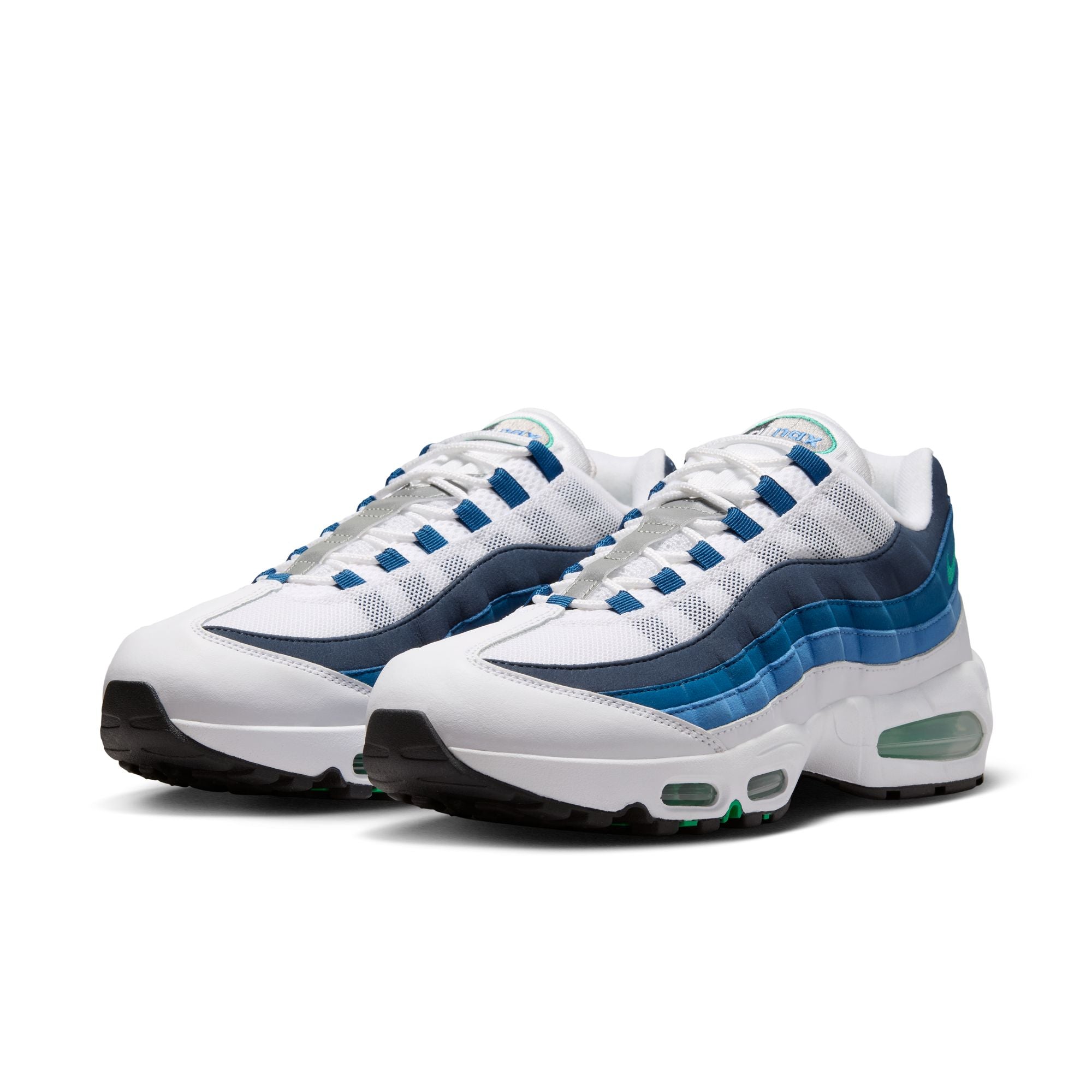 Nike Air Max 95 Big Bubble White Emerald Green Lake Blue IH7855-100 | Pro Feet