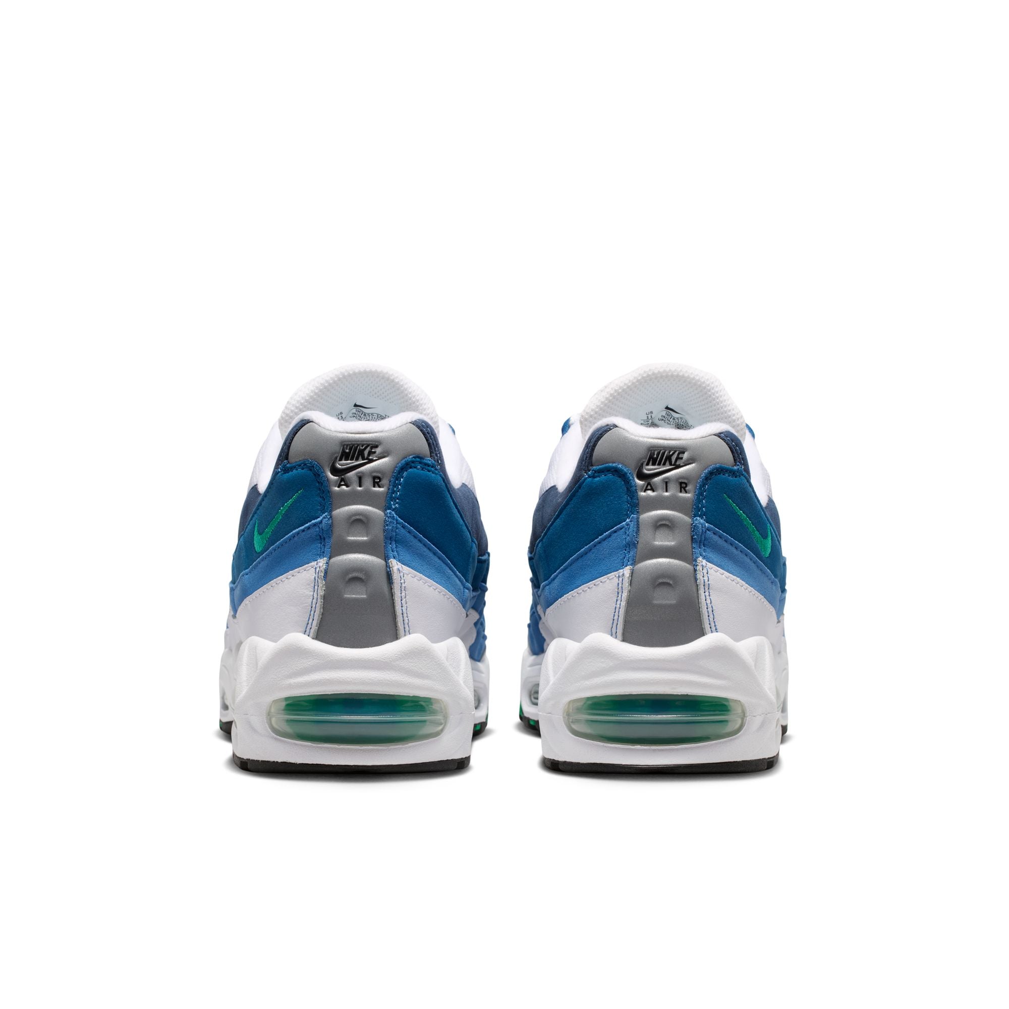 Nike Air Max 95 Big Bubble White Emerald Green Lake Blue IH7855-100 | Pro Feet