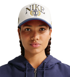 Nike Rise Structured A-Frame Cap Sail Midnight Navy Team Crimson IH8778-133 | Pro Feet