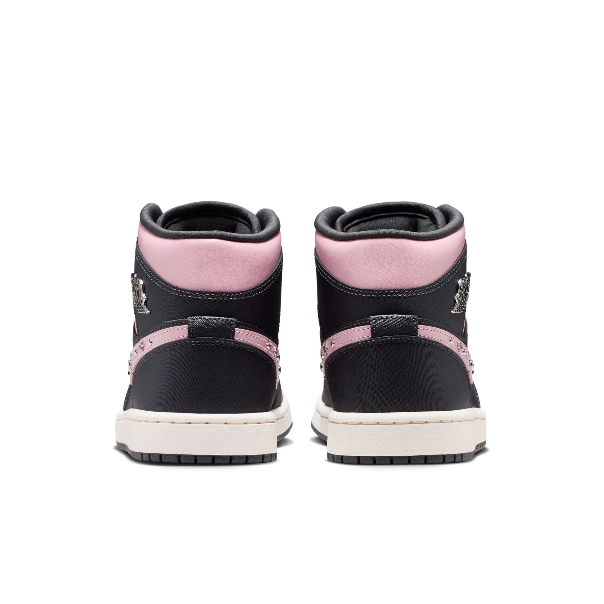 Air Jordan 1 Mid SE Women’s Anthracite Metallic Silver Iced Carmine | Pro Feet | II0571-001