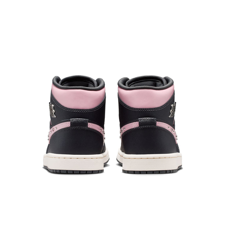 Air Jordan 1 Mid SE Women’s Anthracite Metallic Silver Iced Carmine | Pro Feet | II0571-001