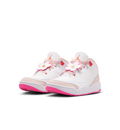 Jordan 3 Retro Preschool Pearl Pink/Hyper Orange/Pink Bloom (II0597-600) | Pro Feet