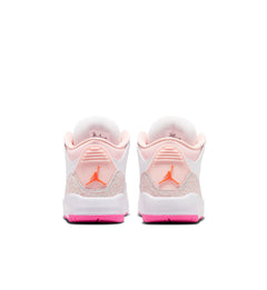 Jordan 3 Retro Preschool Pearl Pink/Hyper Orange/Pink Bloom (II0597-600) | Pro Feet