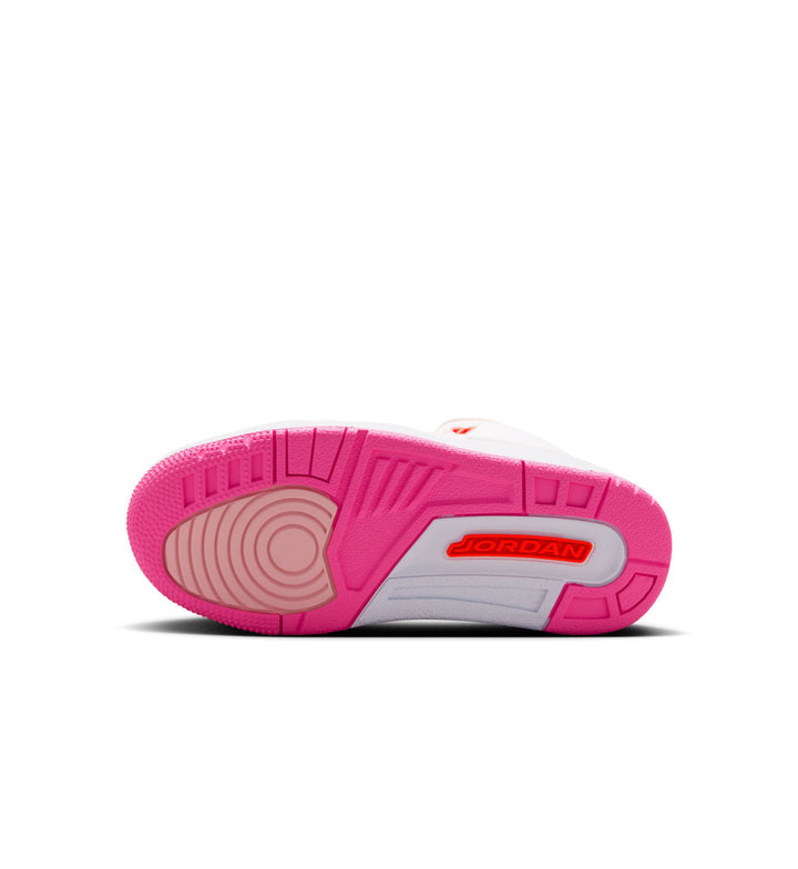 Jordan 3 Retro Preschool Pearl Pink/Hyper Orange/Pink Bloom (II0597-600) | Pro Feet