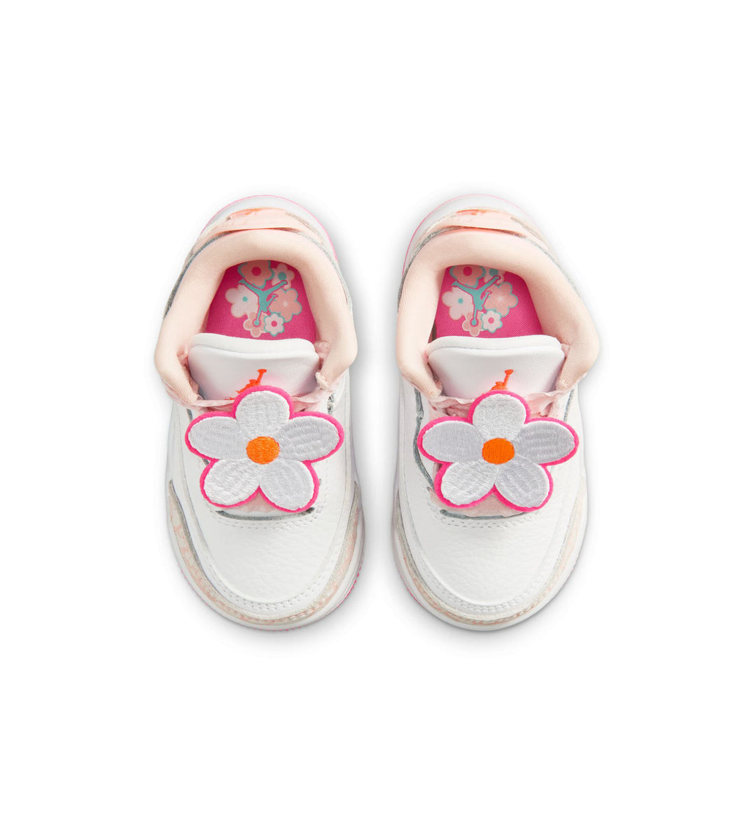 Jordan 3 Retro Pearl Pink/Hyper Orange/Pink Bloom (II0598-600) | Pro Feet