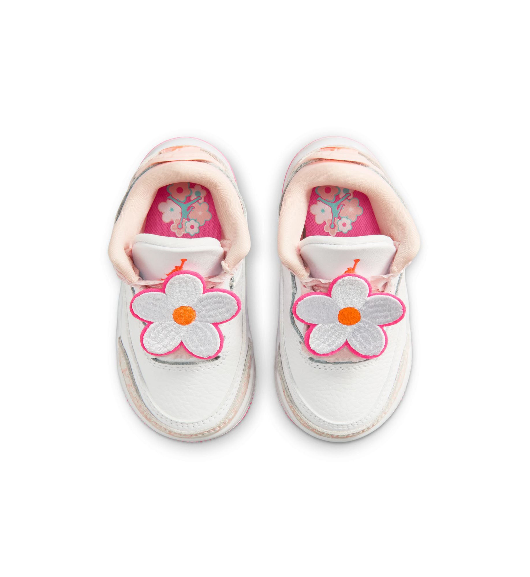 Jordan 3 Retro Pearl Pink/Hyper Orange/Pink Bloom (II0598-600) | Pro Feet