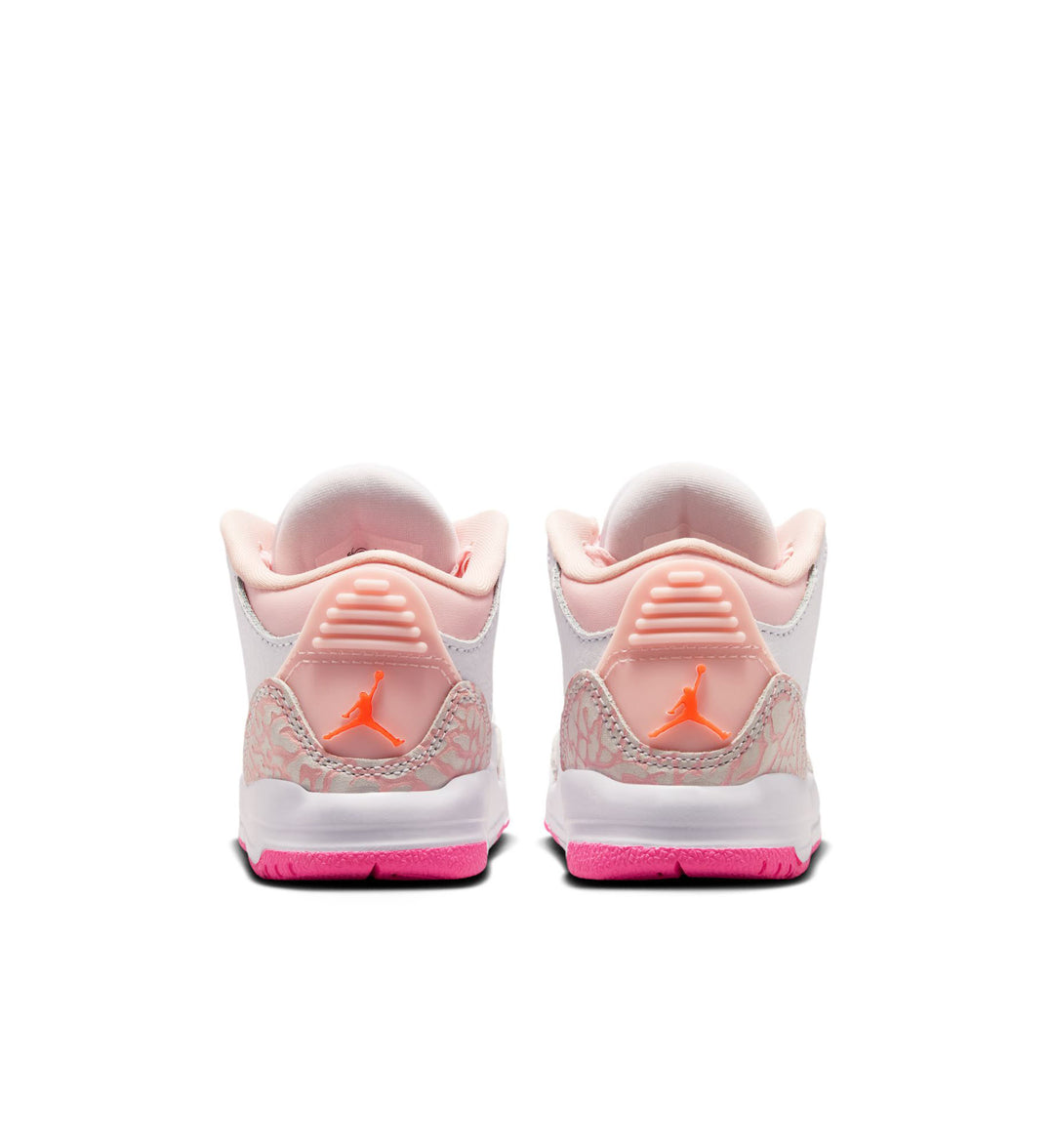 Jordan 3 Retro Pearl Pink/Hyper Orange/Pink Bloom (II0598-600) | Pro Feet