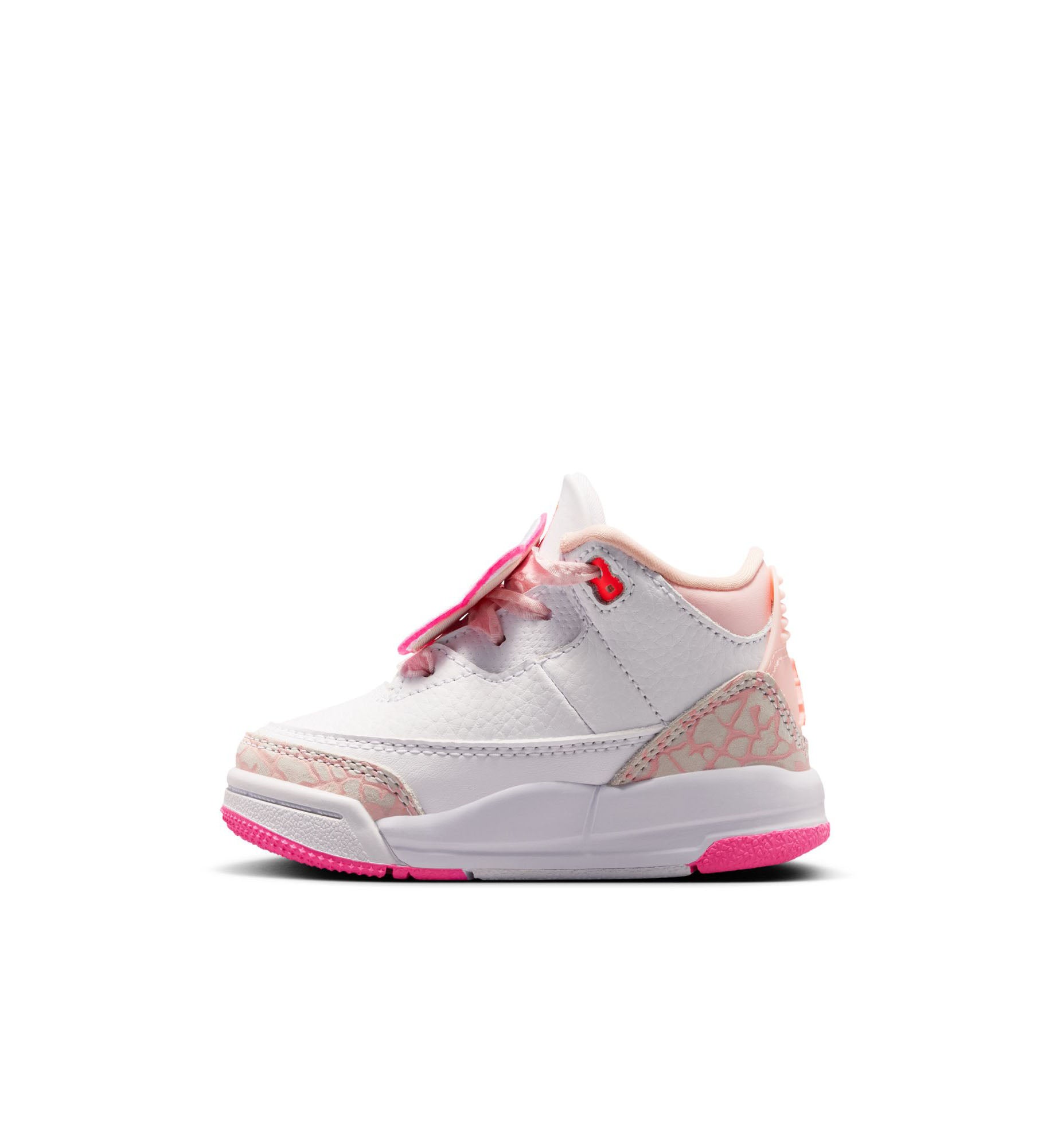 Jordan 3 Retro Pearl Pink/Hyper Orange/Pink Bloom (II0598-600) | Pro Feet