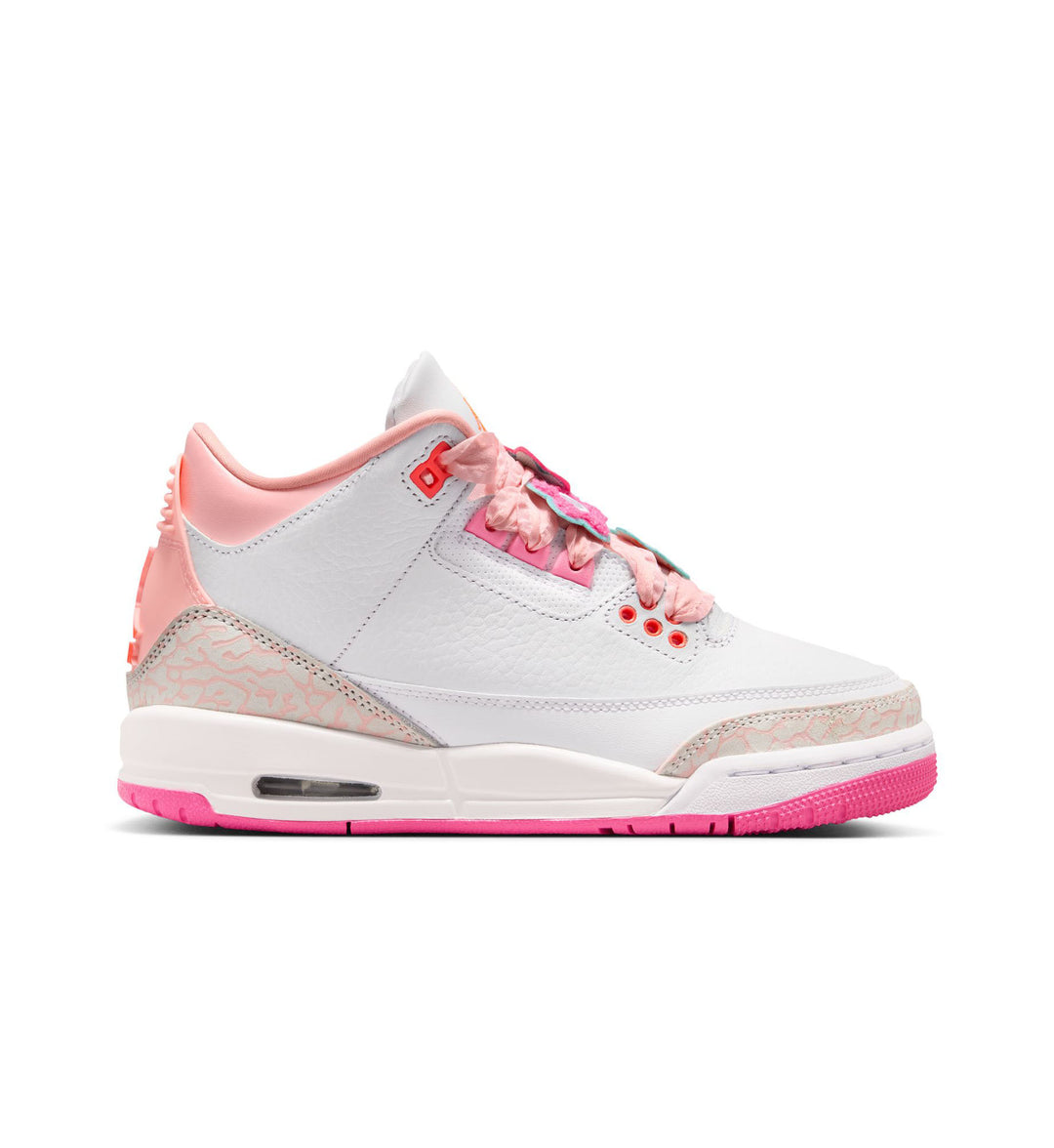 Jordan 3 Retro GS Pearl Pink/Hyper Orange/Pink Bloom (II0599-600) | Pro Feet
