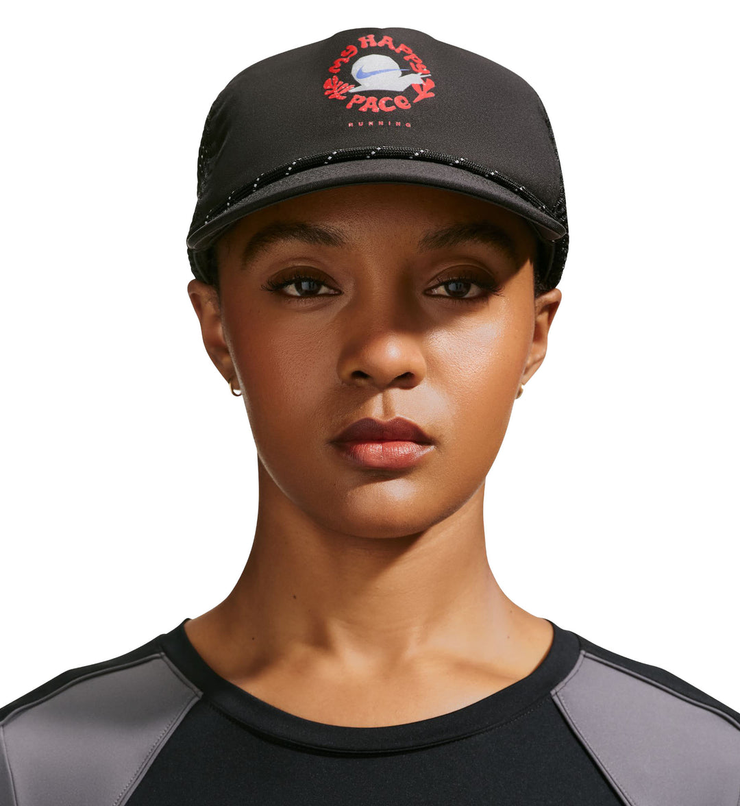 Nike Pro Dri-FIT Unstructured Happy Pace Cap Black/Anthracite (II0797-010)