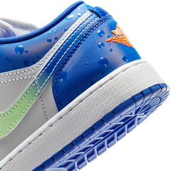 Air Jordan 1 Low SE GS Game Royal Bright Mango Black Black | Pro Feet | II1249-400