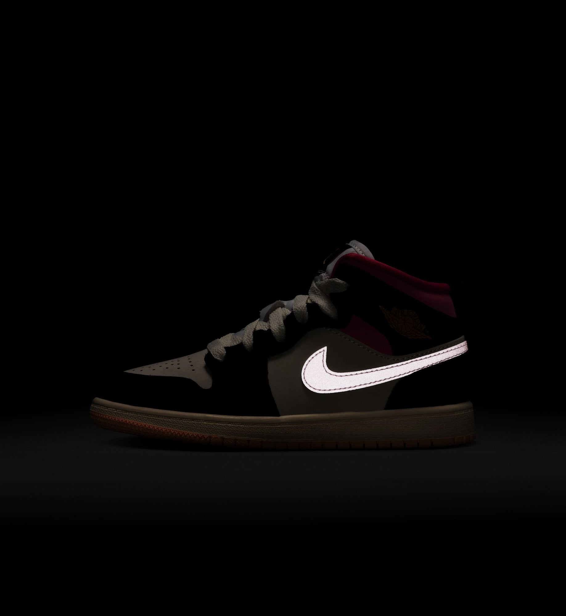 Jordan 1 Mid PS Black University Gold Sail Pinksicle II1252-001 | Pro Feet
