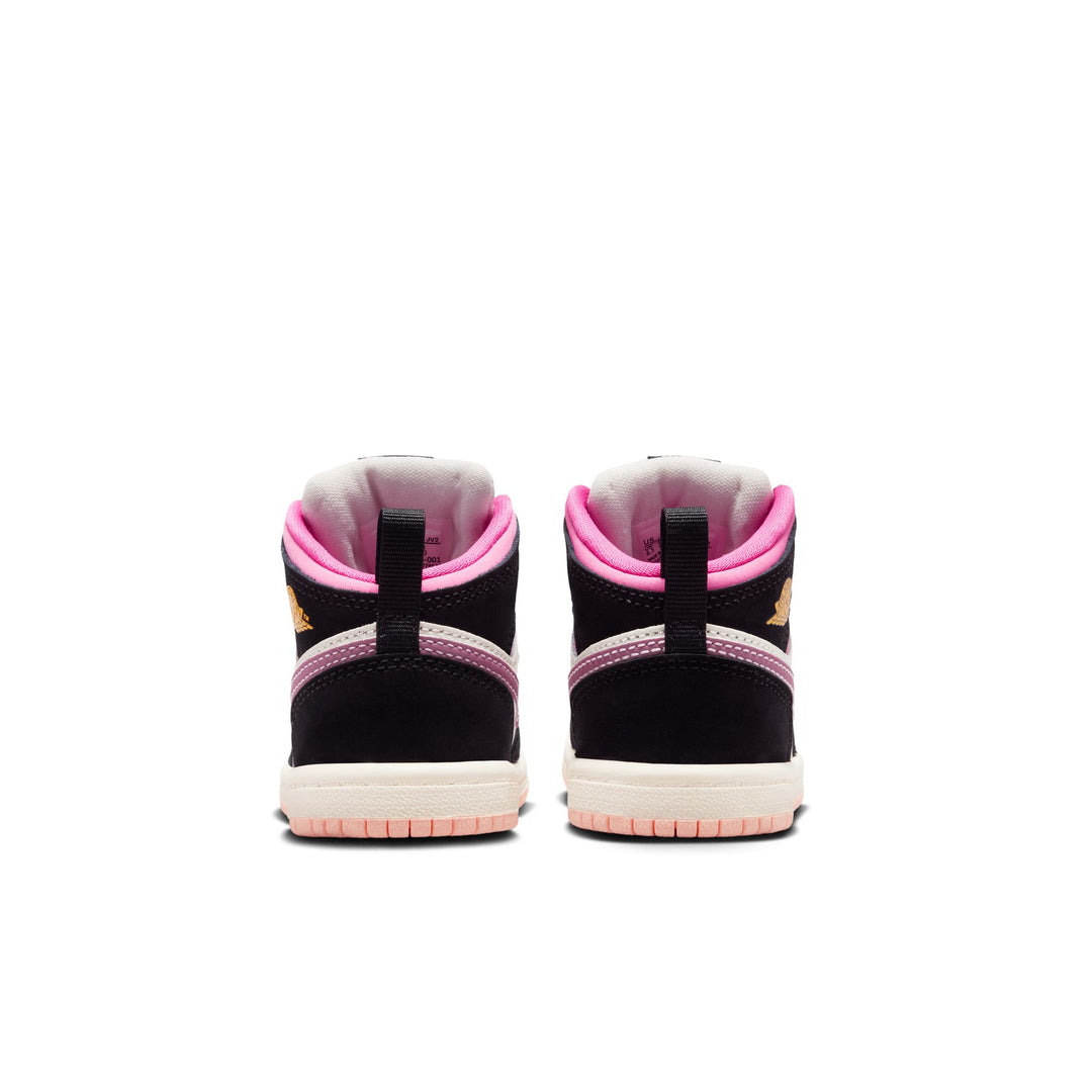 Jordan 1 Mid SE TD Black University Gold Sail Pinksicle II1253-001 | Pro Feet