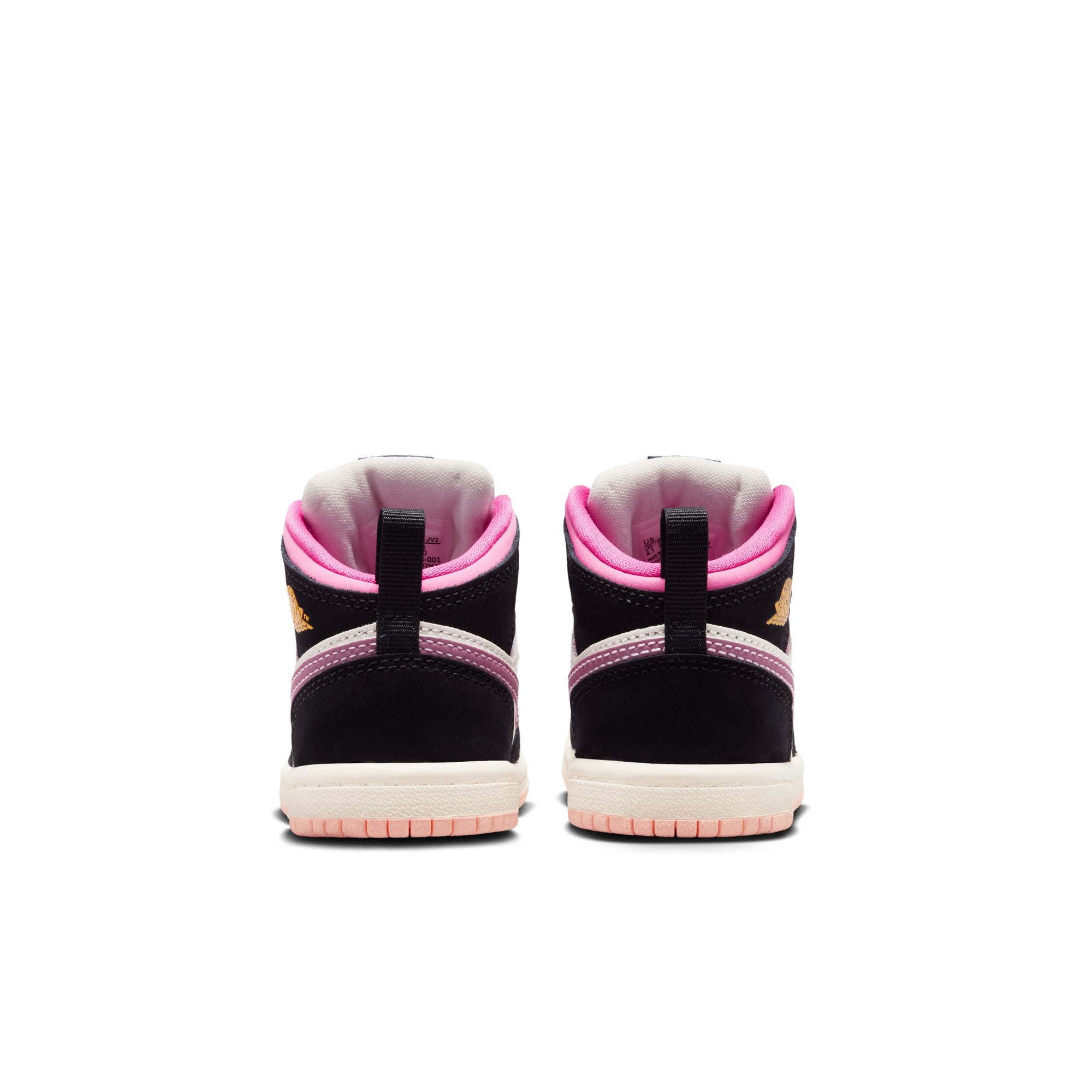 Jordan 1 Mid SE TD Black University Gold Sail Pinksicle II1253-001 | Pro Feet