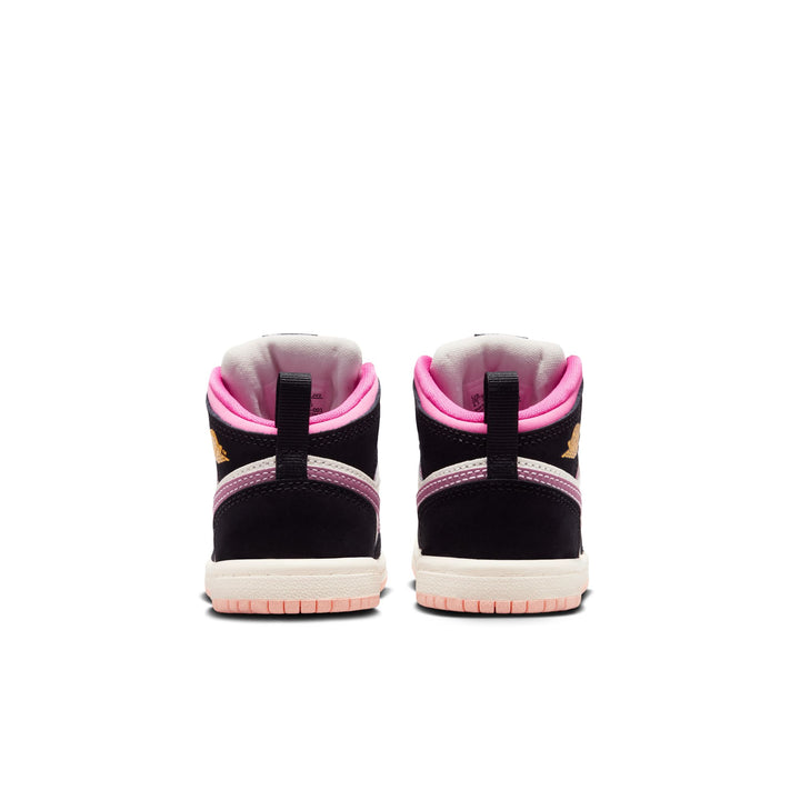 Jordan 1 Mid SE TD Black University Gold Sail Pinksicle II1253-001 | Pro Feet