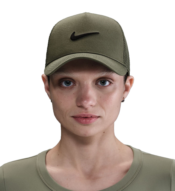 Nike Rise Trucker Cap Medium Olive Black II1314-222 | Pro Feet